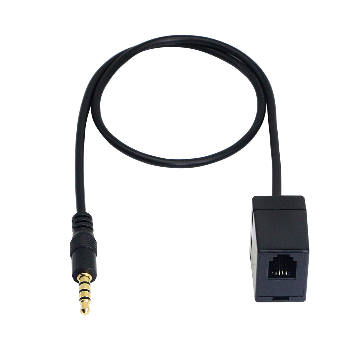 SinLoon RJ9 to 3.5mm Telephone Adapter - Convert Headset to Smartphones