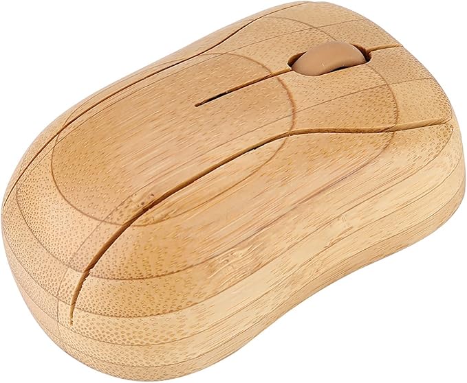 Optical Bamboo 2.4 GHz Suitable for PC and Laptop Wooden Design