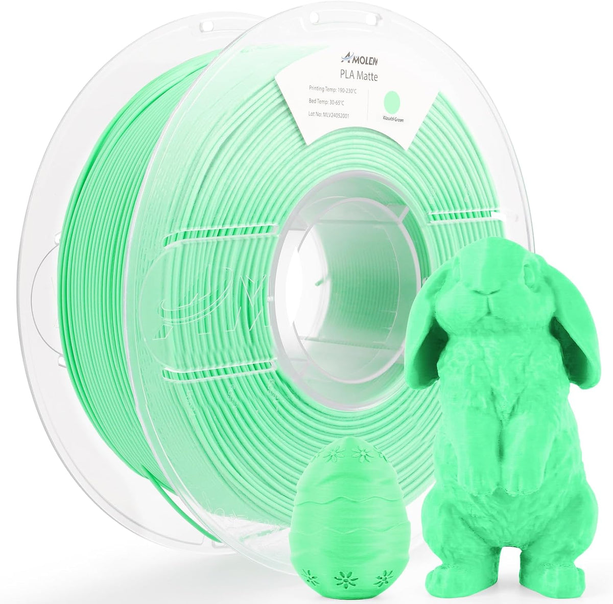 PLA Matte Basic 1.75mm Bundle, 4KG