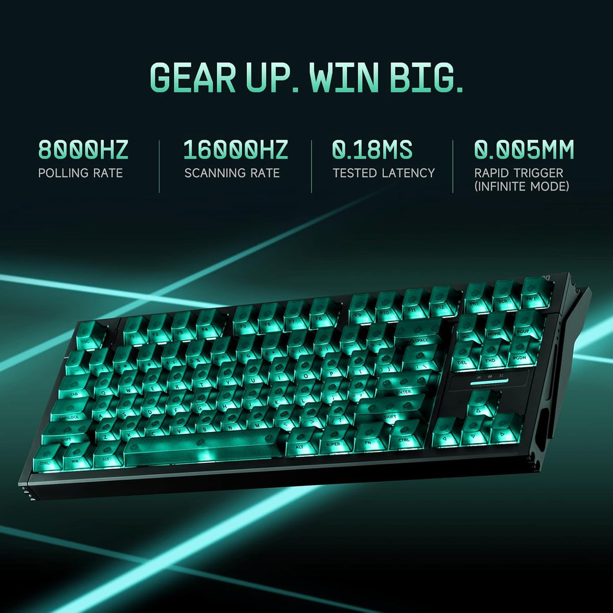 IQUNIX EZ80 RS Magnetic Switch Hall Effect Gaming Keyboard (Magnetic X Ultra Switch)