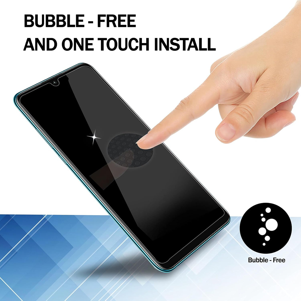 Samsung Galaxy A03/A03S/A03 Core/A02/A02s Tempered Glass Screen Protector [4-Pack] - 0.33mm, Anti-Scratch,