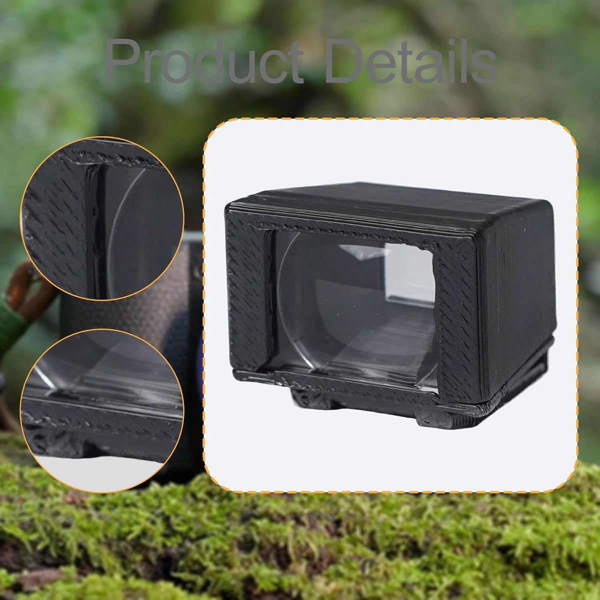 Hjdlhx 2 3, 35mm Camera External Optical Viewfinder Accessories, Spare Parts, Easy to Install Durability Replace