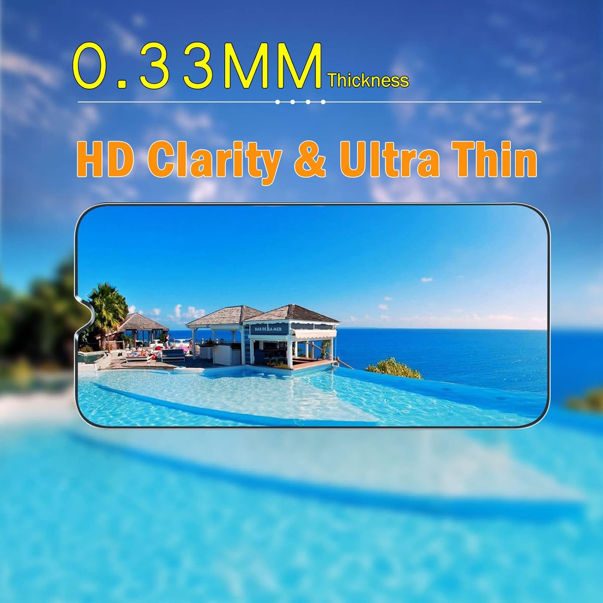 Ultra HD 3 Pack Screen Protector for Samsung Galaxy A13 4G/5G/LTE + Camera Lens Protectors, 9H Hardness, Easy Install.