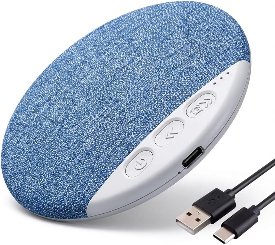 HPNKZXA Under Pillow Speaker for Sleeping,Sleep Speaker with White Noise Machine Timer,Small Bluetooth Speaker Wireless