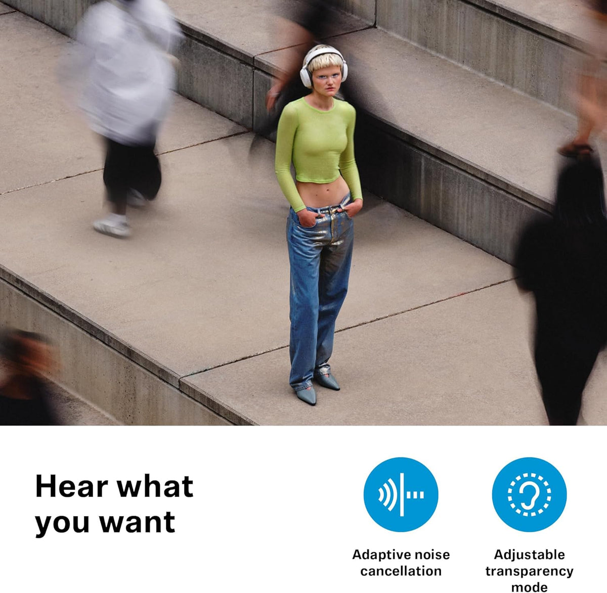 Sennheiser Momentum 4 Headphones - Bluetooth Headset for Crystal-Clear Calls, Adaptive Noise Cancellation, 60h Battery Life, Lightweight, Pride