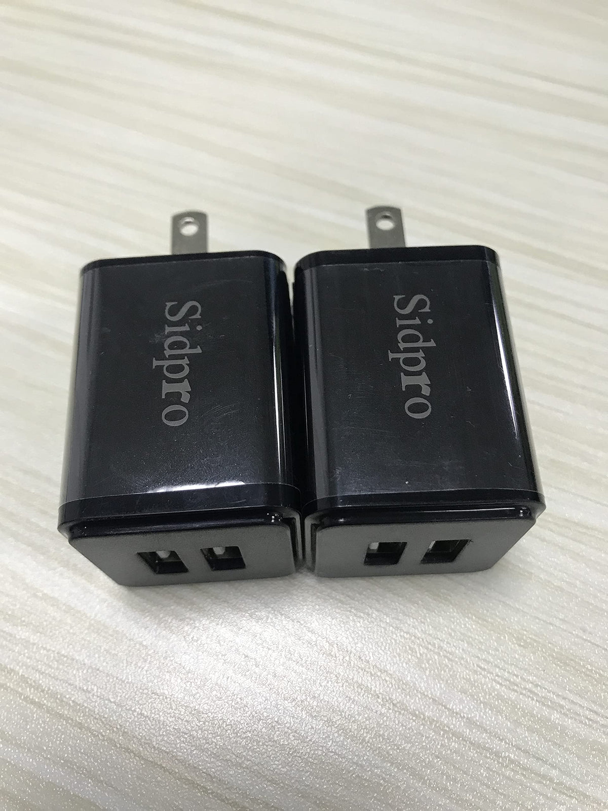 Phone Charger Box, 2-Pack 2.1A Dual Port USB Wall Charger Fast Charging Plugs Cubes