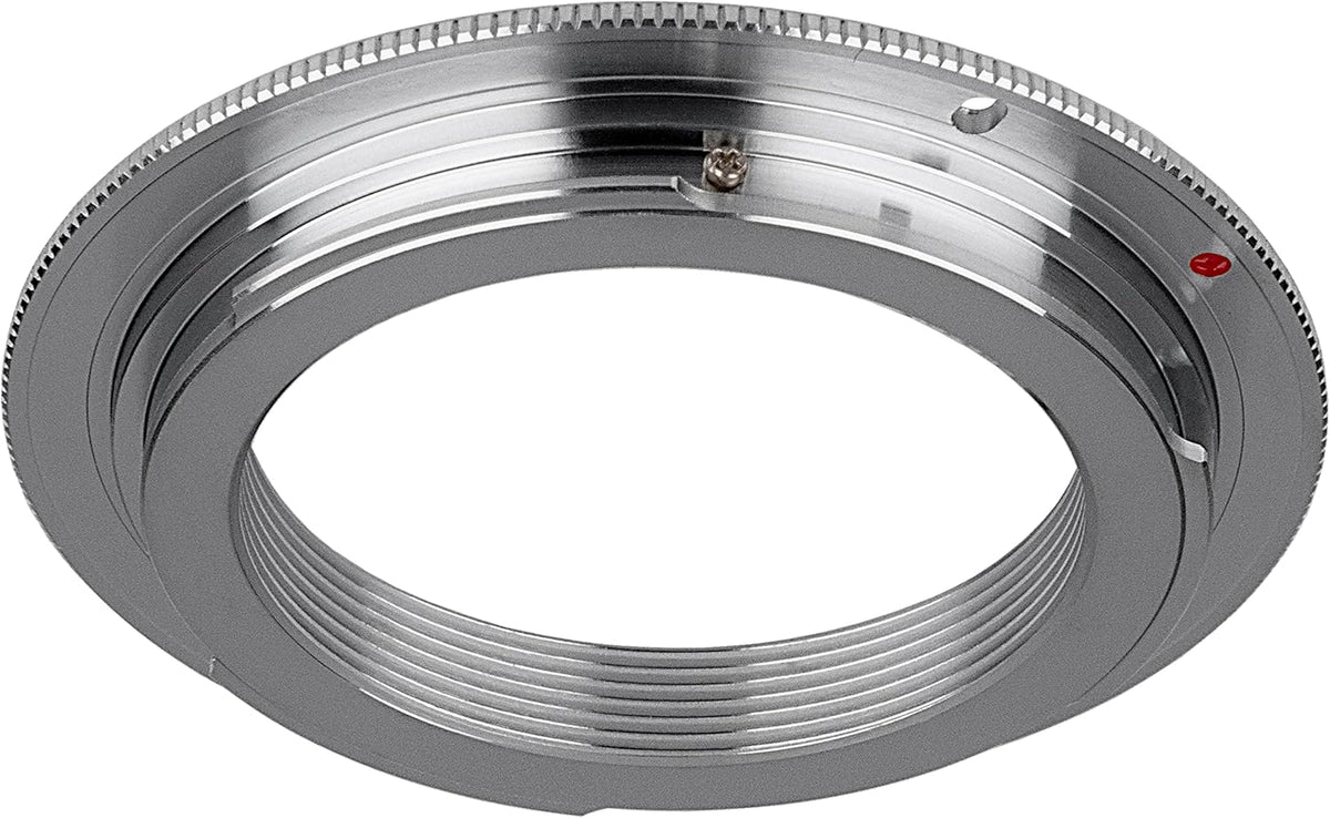 Fotodiox Pro Chrome Lens Mount Adapter - Compatible with M42 Lens to Canon EOS Mount D/SLR Cameras