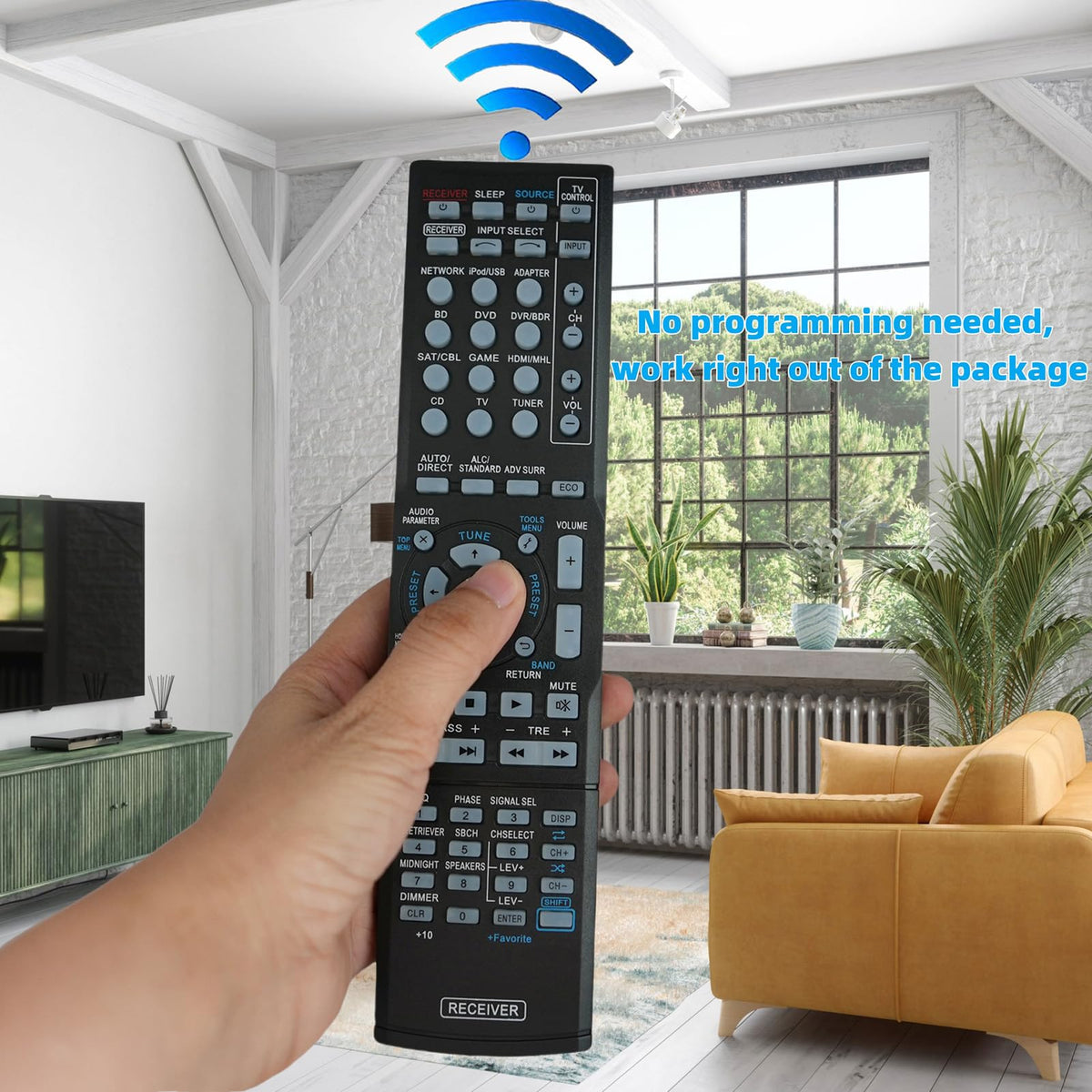 Replacement Remote Control for Pioneer XXD3090 VSX-53TX VSX-54TX VSX-1014TX-K 7.1-Channel AV A/V Receiver System