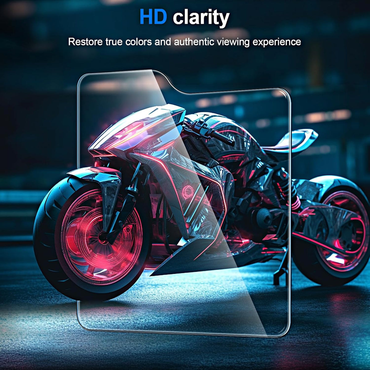 Samsung Galaxy Z Flip 5 5G Screen Protector [3 Pack] - HD Clear, Tempered Glass, Anti-Scratch, Case Friendly, Bubble