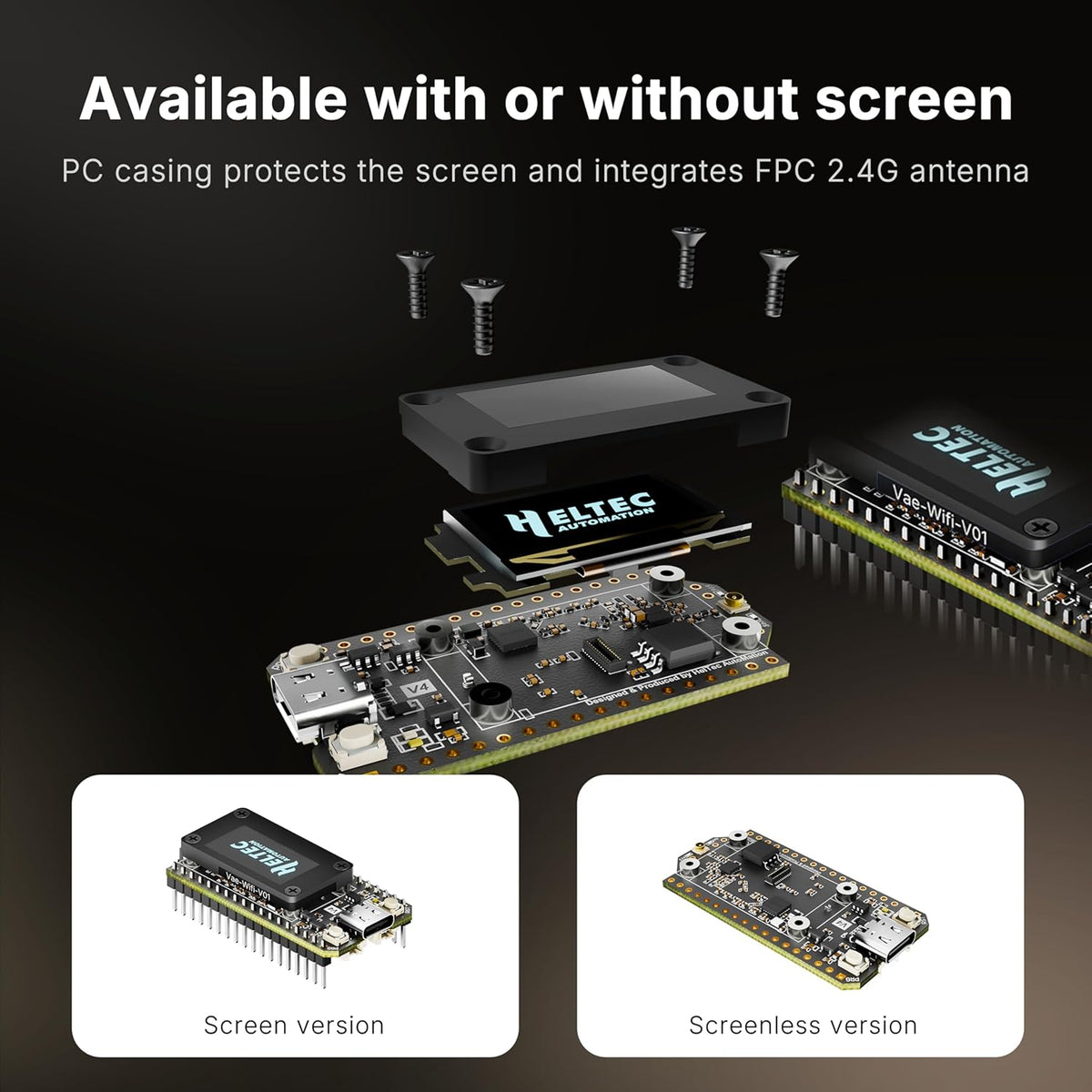 Heltec Automation V4 ESP32 ESP32-S3 27dBm SX1262 Communication Heltec LoRa Development Board Without OLED High Power