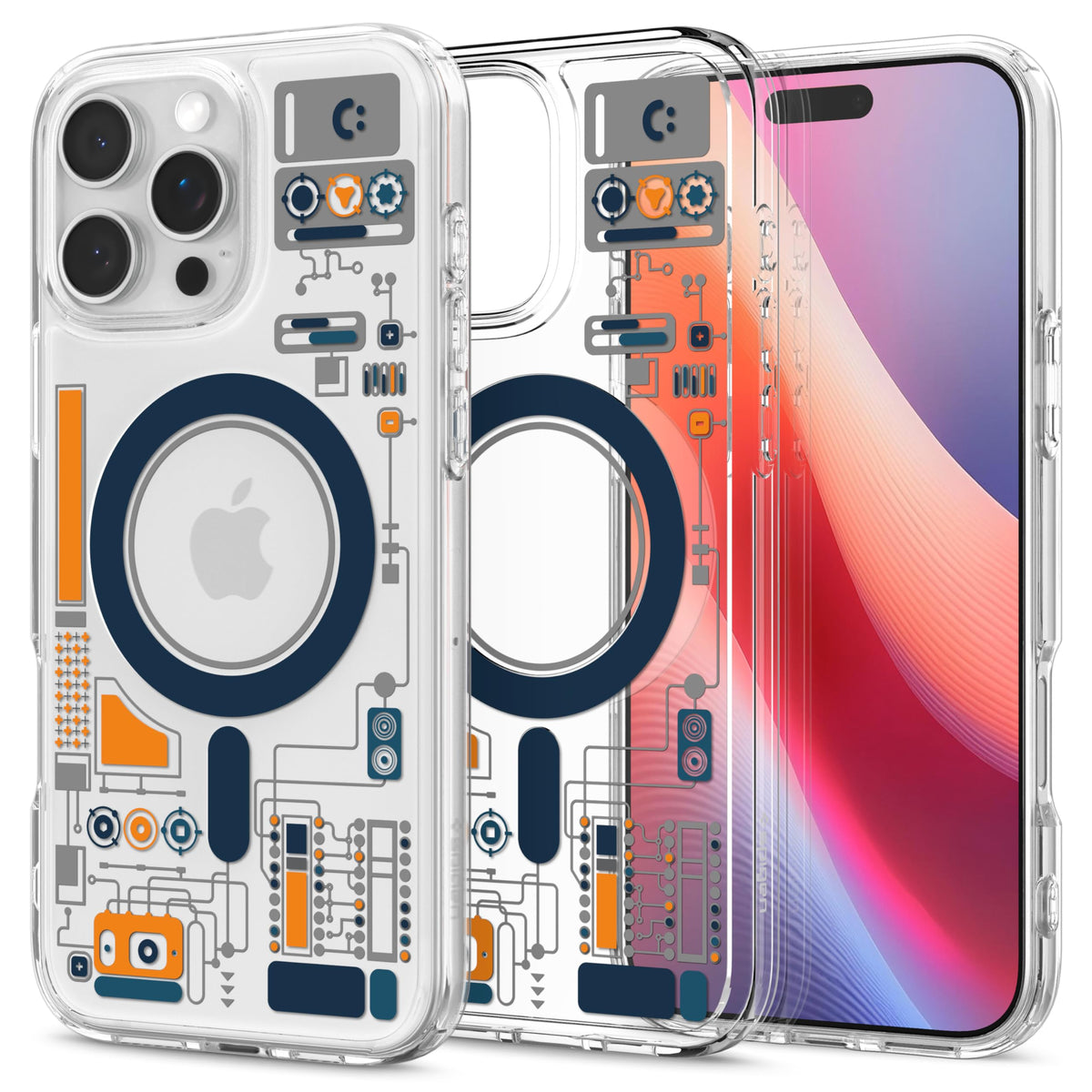 Spigen Ultra Hybrid Magfit Direct Digital Printing Case For Iphone 16 Pro Max [Custom Design][Compatible With Magsafe] - Analogu