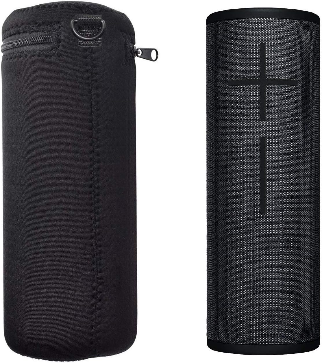 Black Soft Neoprene Carrying Case for Ultimate Ears MEGABOOM 3 Portable Bluetooth Speaker, Travel Sleeve