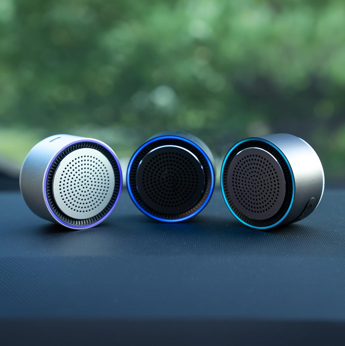 MagBeat Bluetooth Speaker + Wireless Charger with Magnetic Mount, Titanium