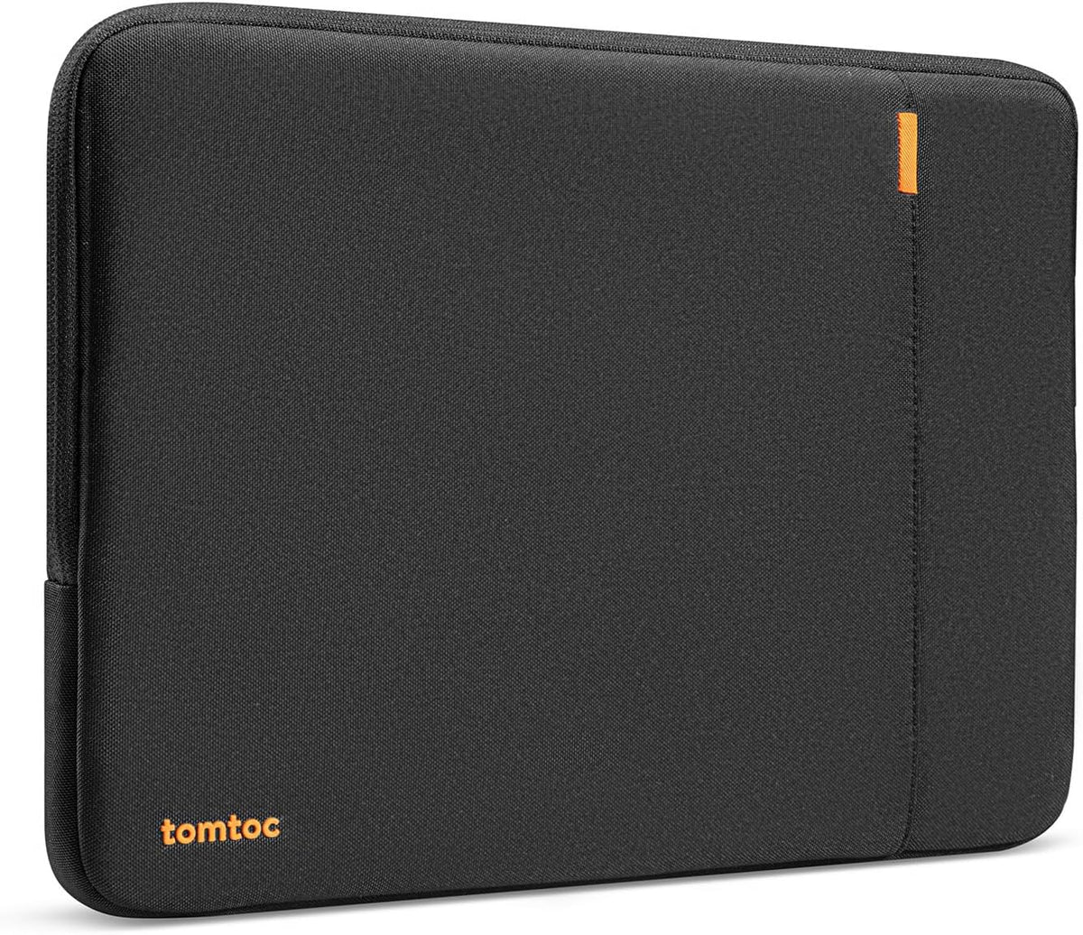 tomtoc 360 Protective Laptop Sleeve for 14-inch MacBook Pro M4/M3/M2/M1 Pro/Max A3112 A3401 A3185 A2992 A2918 A2779 2024-2021, Water-Resistant Case Bag with Accessory Pocket for 13.8 Surface Laptop 7