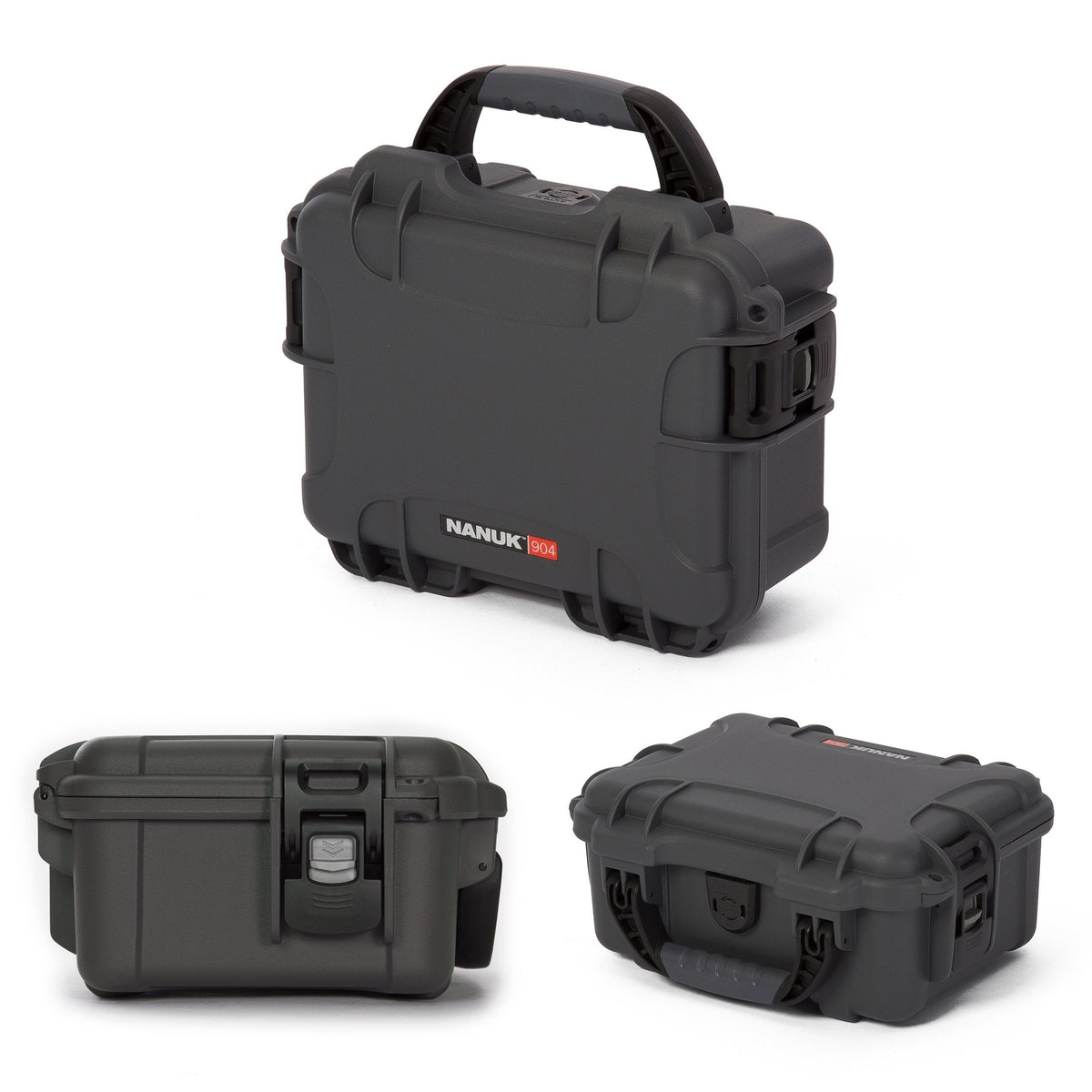 Nanuk 904 Waterproof Hard Case with Foam Insert - Graphite
