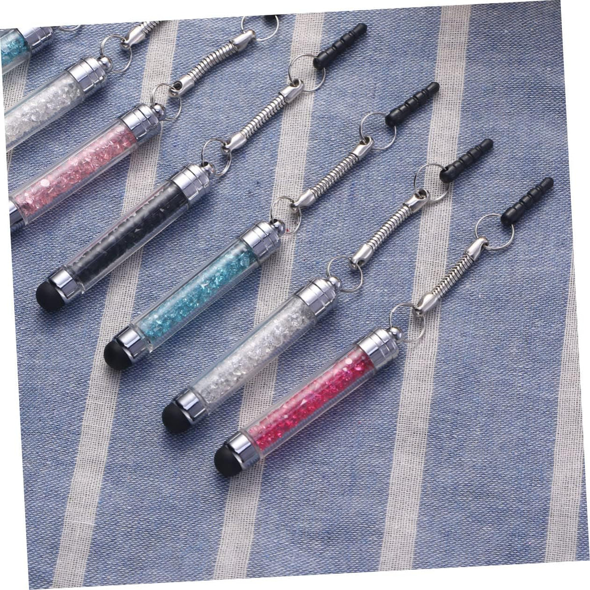 8pcs Capacitive Stylus Mini Stylus, Diamond Crystal Touch Pen for Writing on Touchscreen Devices