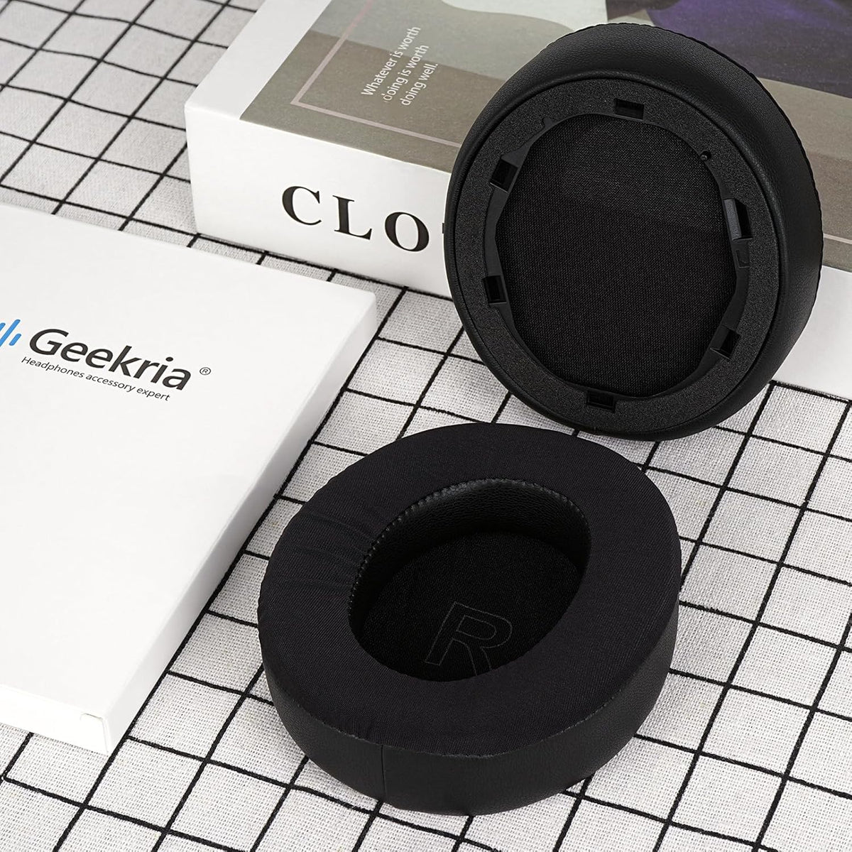 Geekria Sport Cooling-Gel Replacement Ear Pads for Anker Soundcore Life Q30, Q35 Headphones Earpads
