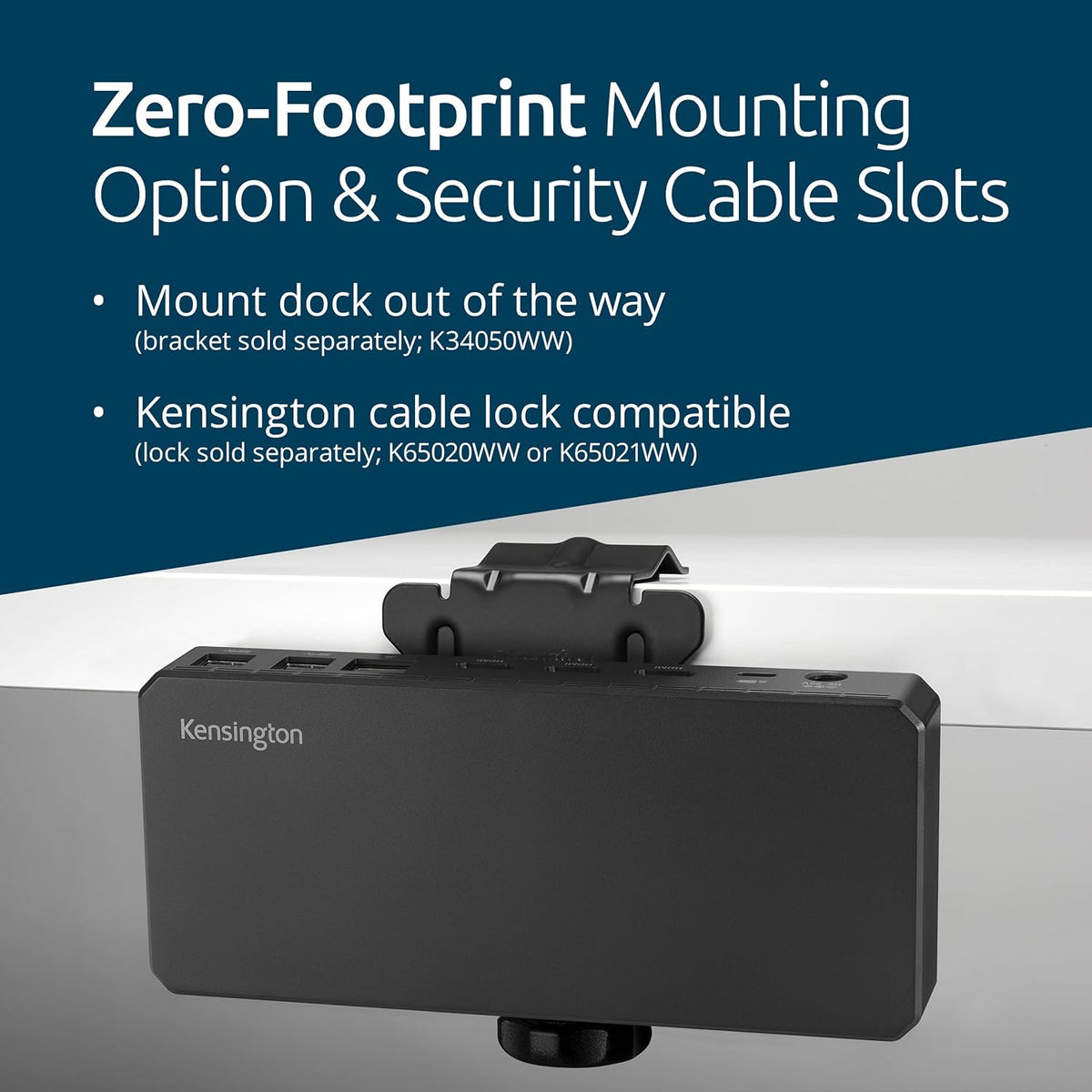 Kensington SD4760P 11-in-1 USB-C Docking Station Triple Monitor DisplayLink Docking Station, 3xHDMI, 100W Charging for Laptop, 6xUSB A, Ethernet, Audio, for Mac and Windows Driver Require K33622NA