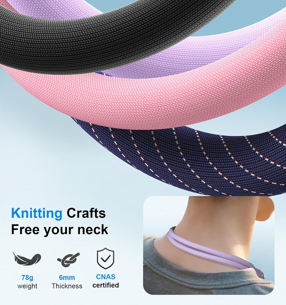 memumi 3 in 1 Universal Adjustable Phone Lanyard, Crossbody Neck Wrist Strap for All Smartphones, Anti-Theft Secure Lanyard