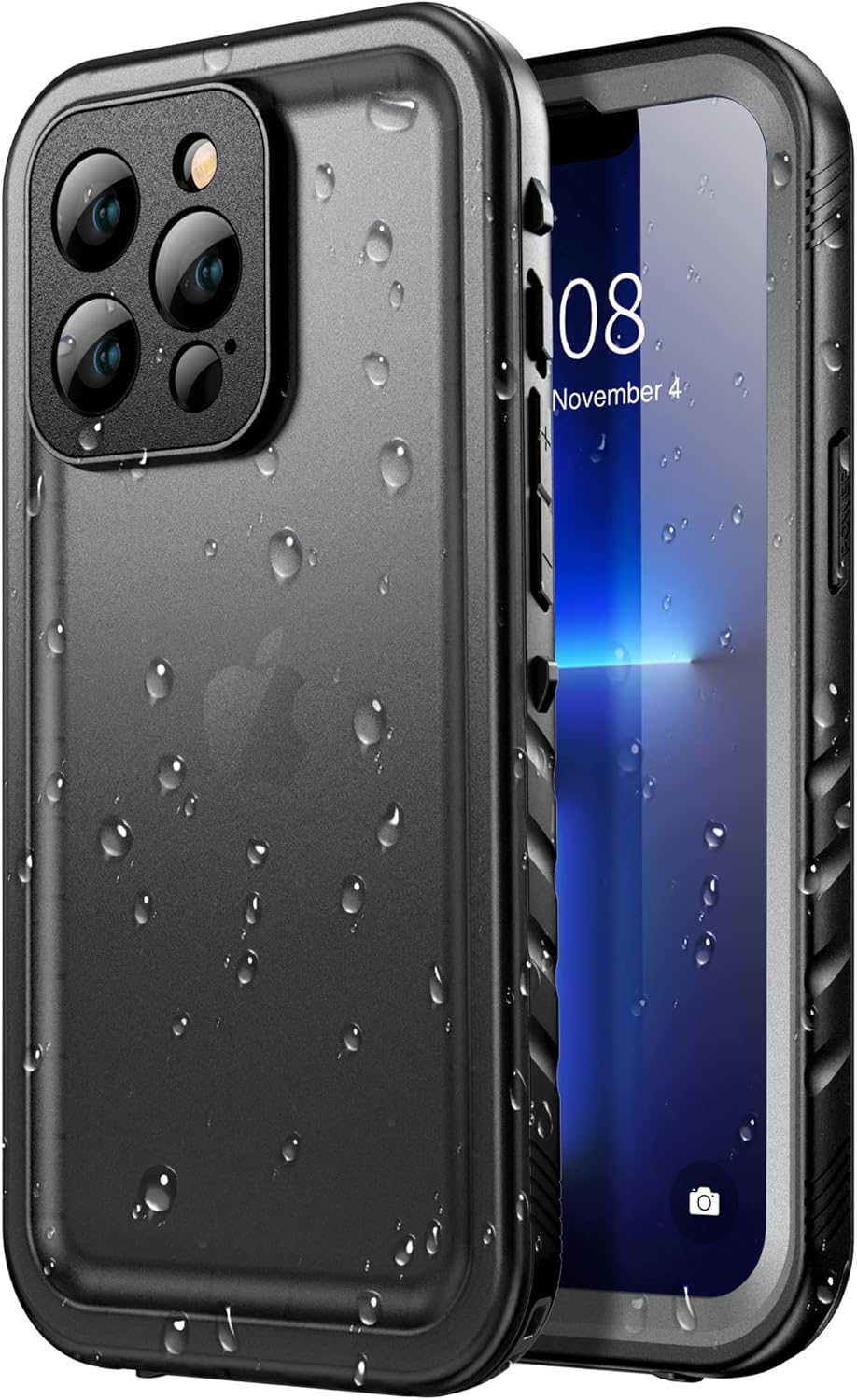 SPORTLINK for iPhone 13 Pro Waterproof Case - Full Body Shockproof Dustproof Phone Screen Protector Rugged Case for