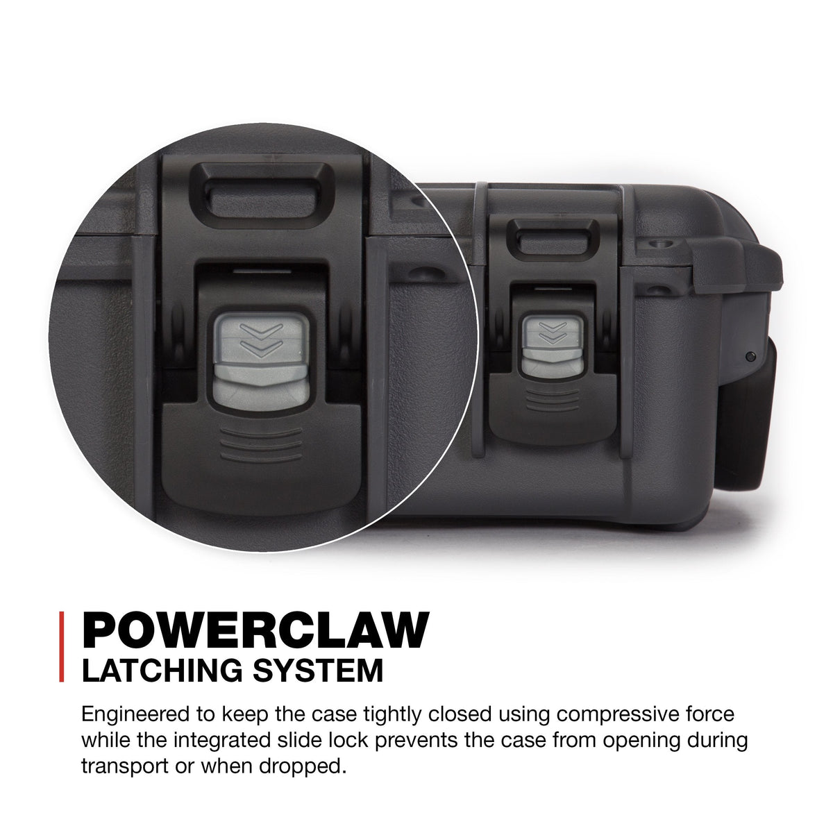 Nanuk 904 Waterproof Hard Case with Foam Insert - Graphite