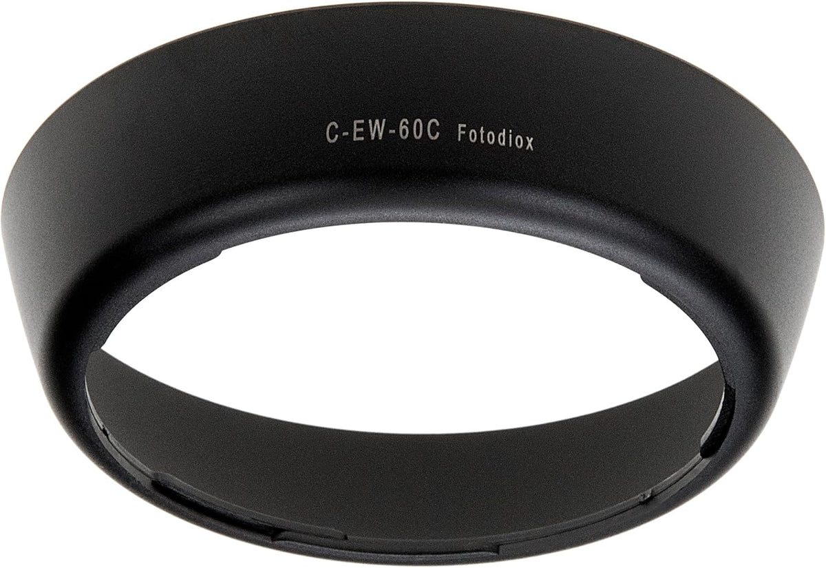 Fotodiox Lens Hood Replacement for EW-60C Compatible with EF 28-80mm f/3.5-5.6 II, EF 28-90mm f/4-5.6 III, EF-S 18-55mm