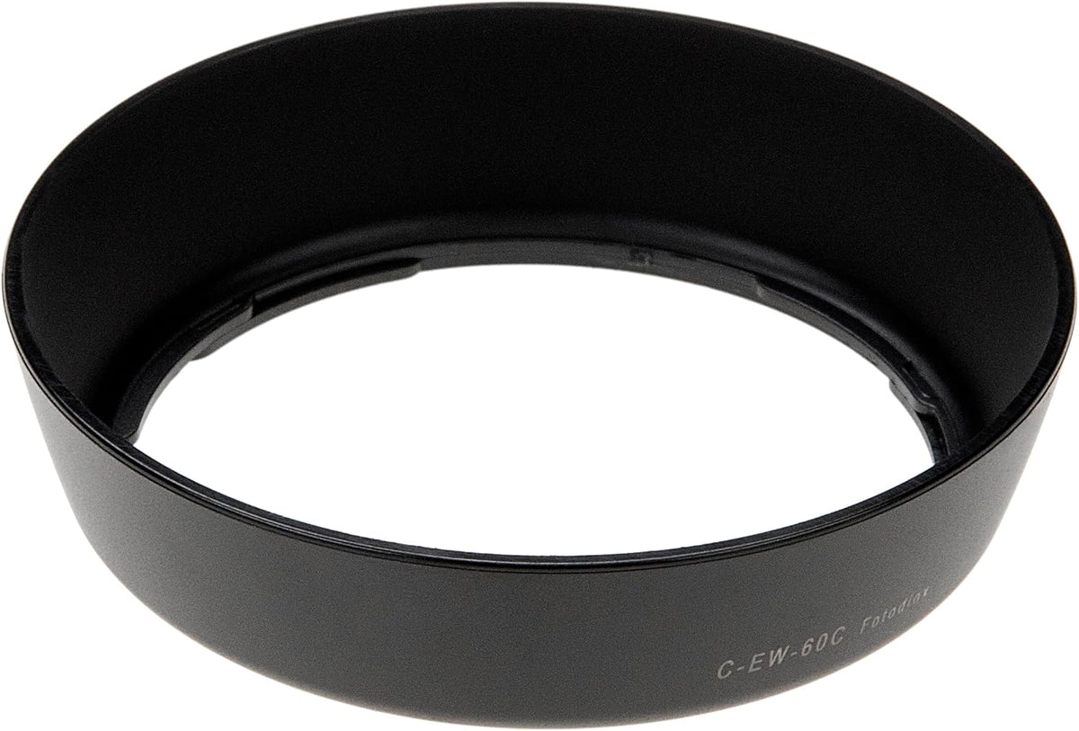 Fotodiox Lens Hood Replacement for EW-60C Compatible with EF 28-80mm f/3.5-5.6 II, EF 28-90mm f/4-5.6 III, EF-S 18-55mm