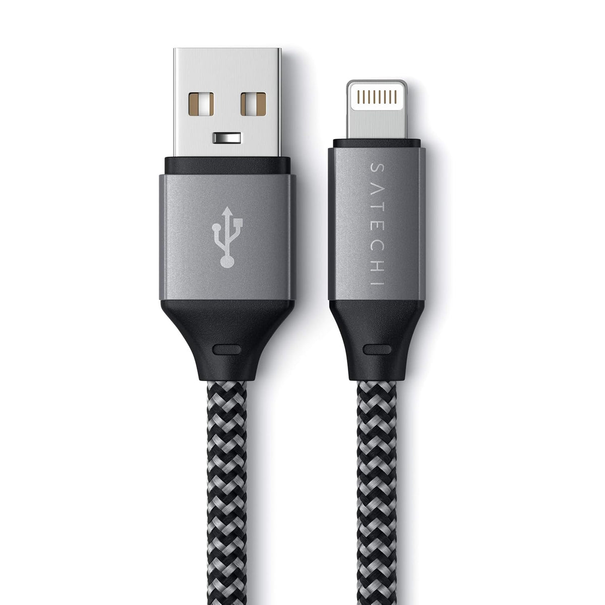 Satechi USB-A to Lightning Charging Cable - MFi Certified for iPhone 13 Pro Max/13 Pro/13 Mini/12 Pro Max/12