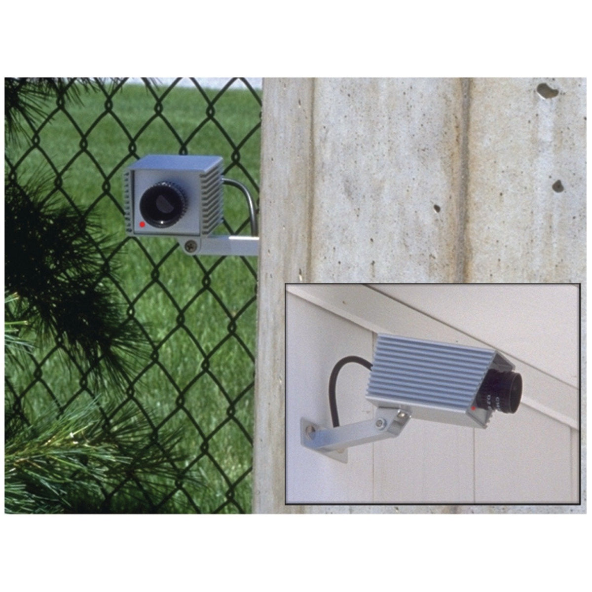 P3 P8315 Dummy Camera with LED (White)