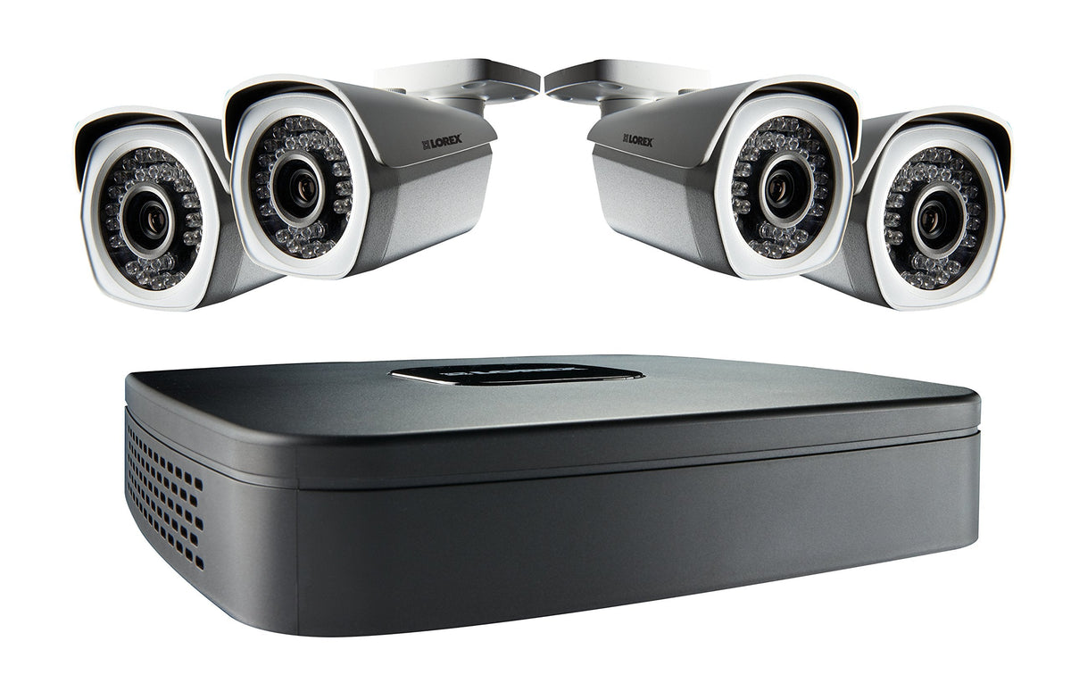 Lorex LNR1141TC4 4Ch 1TB Cloud Connect with 4 x 1080p HD Cameras (Black)