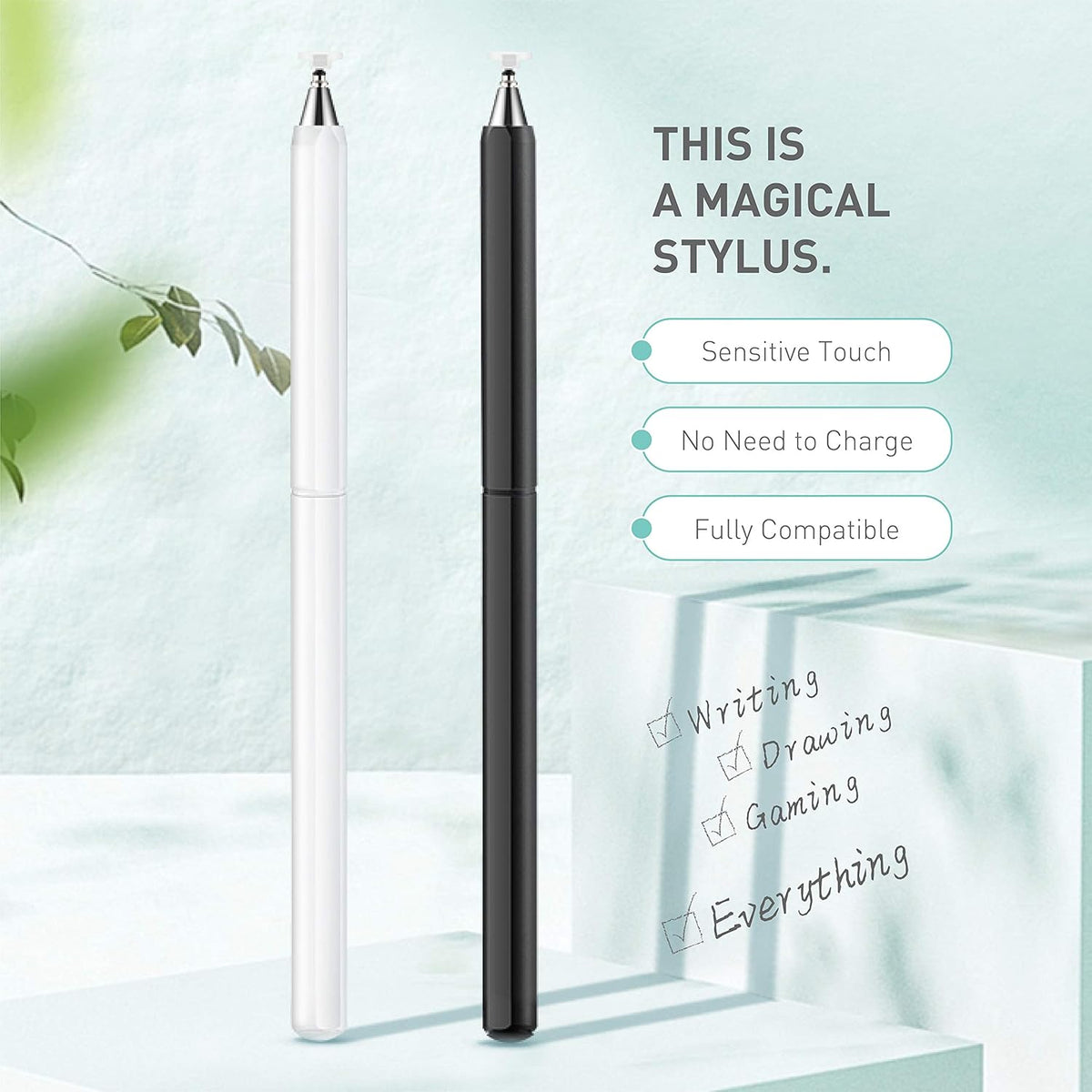 Universal High Sensitive Capacitive Disc Tip Stylus Pen for iPhone, iPad, Samsung, Galaxy, Tablet, Kindle