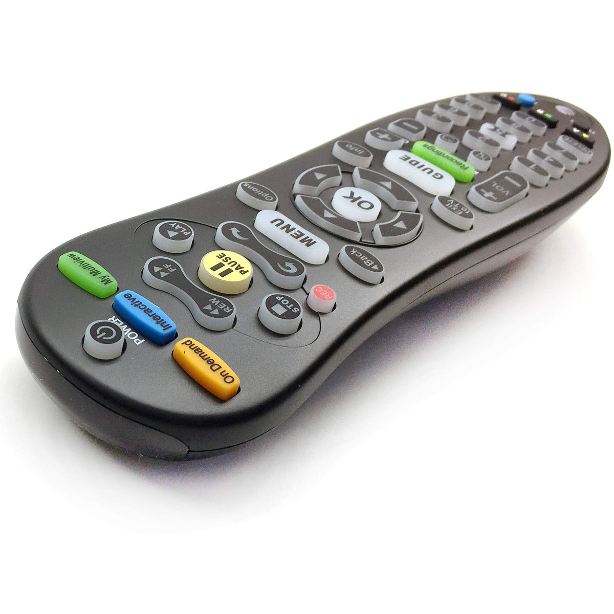 2 Pack AT&T UVERSE Multi- Functional DVR Black Remote Control