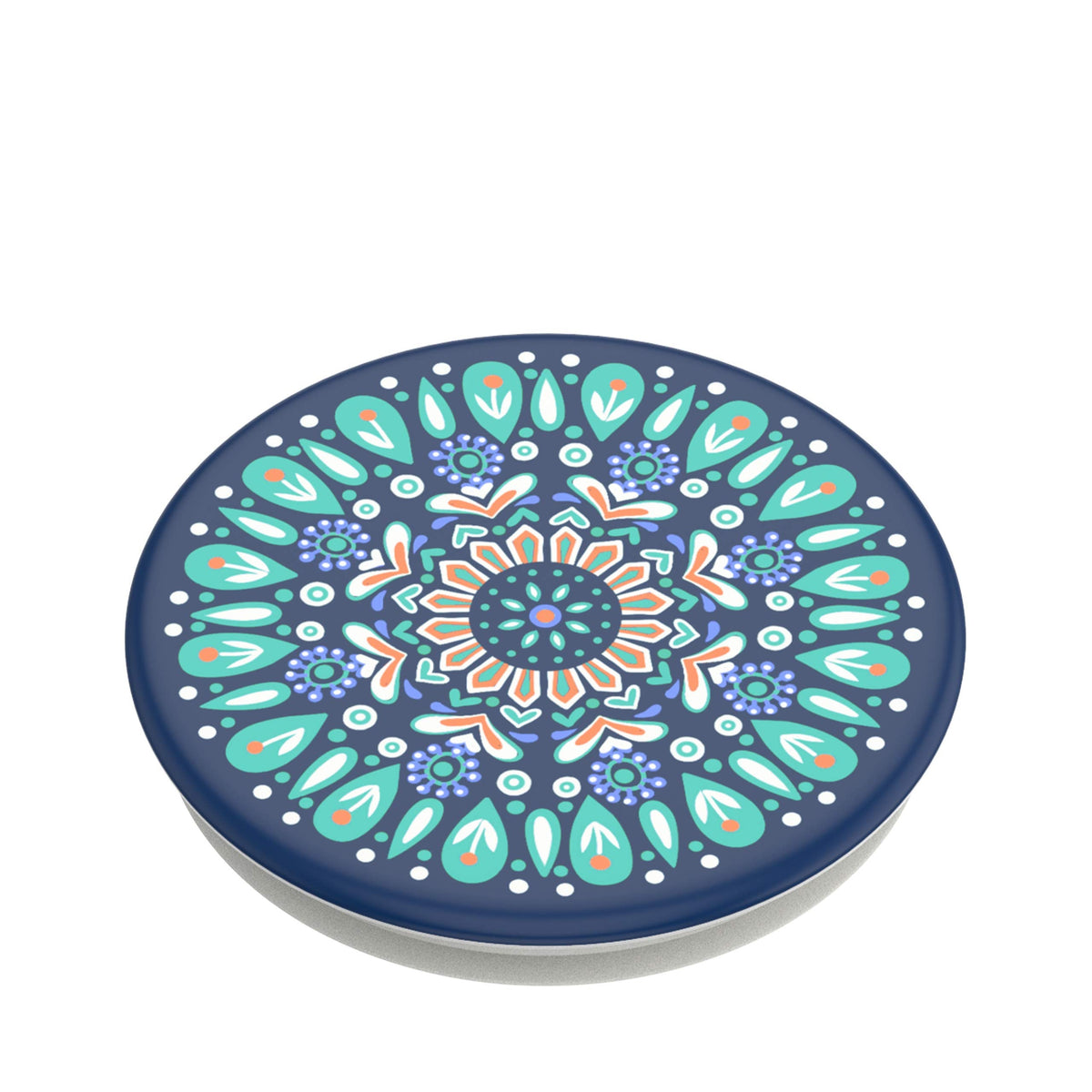 PopSockets: PopGrip with Swappable Top for Phones and Tablets - Butterfly Mandala Teal