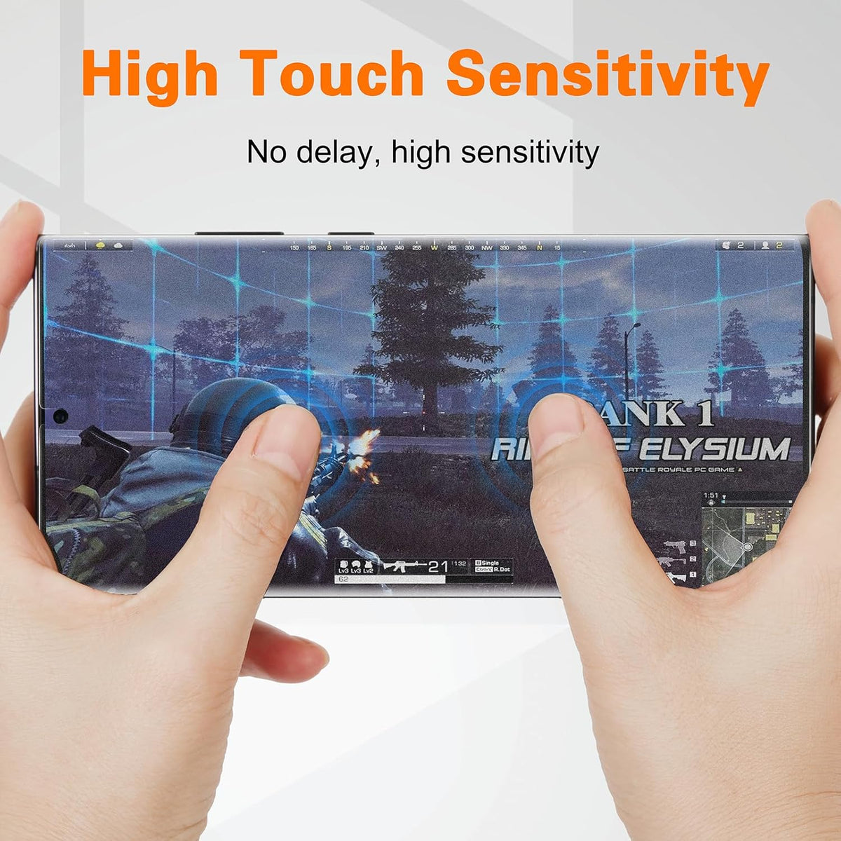 Galaxy S24 Ultra Screen Protector [2 Pack] - Matte Privacy TPU Film, Anti-Spy, Case Friendly, Supports In-Screen Unlock.