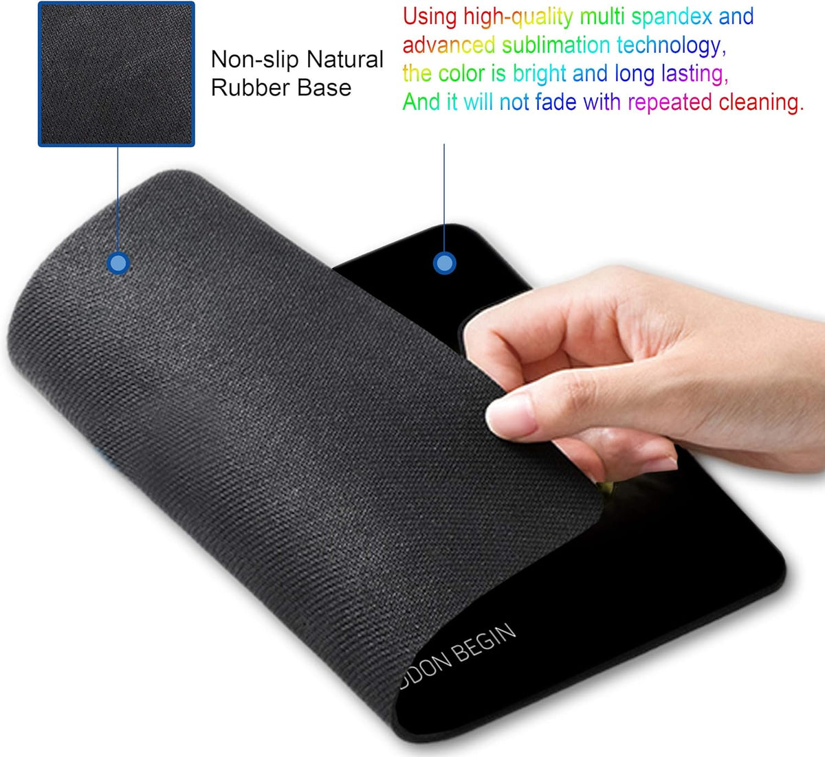 Alien Mouse pad, Personalized Design sci-fi Style Computer Rubber Mouse pad