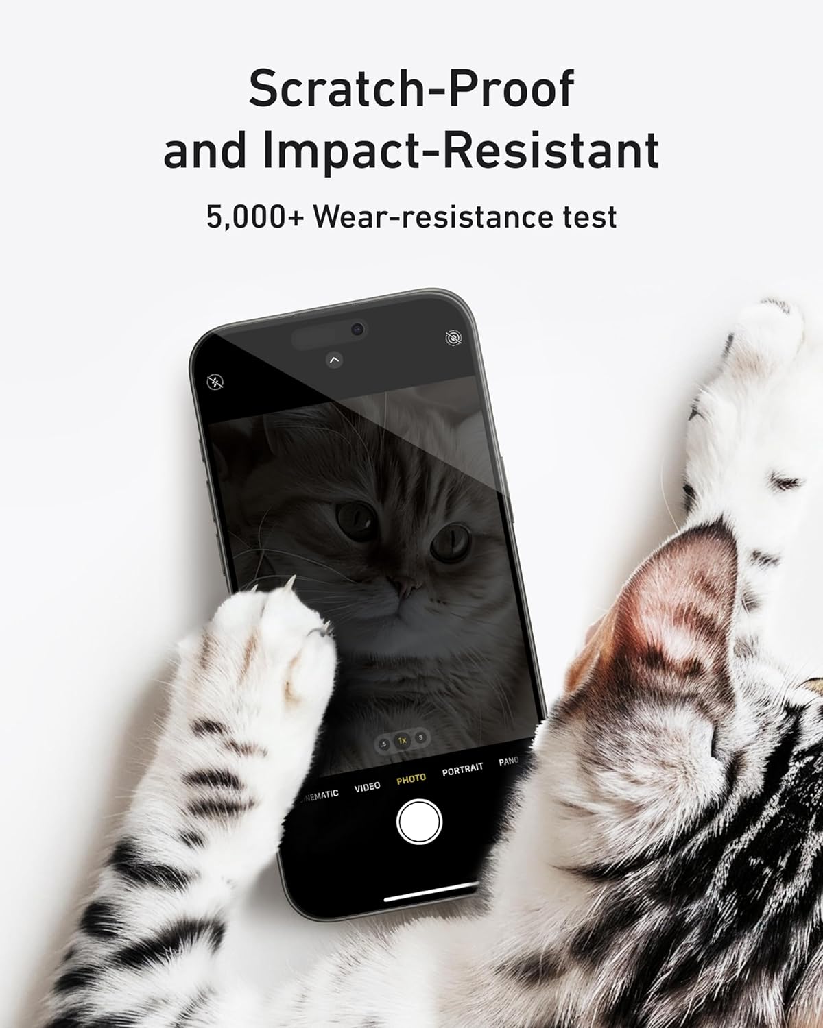 Anker 2 Pack Privacy Screen Protector for iPhone 13/13 Pro/14, Anti-Spy HD Tempered-Glass, Easy Installation (2-Pack)