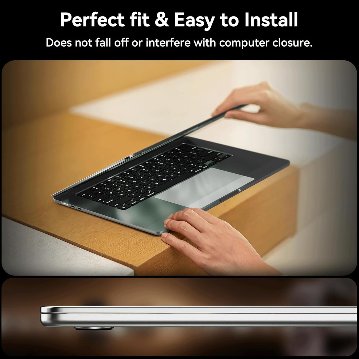 IPROKKO 360° Privacy Screen MacBook Pro 16 inch (2021, 2022, 2023,2024, M1, M2, M3, M4,Pro, Max), Matte Anti Glare Blue Light 16" Mac Scratch Resistant Laptop Screen Protector Filter