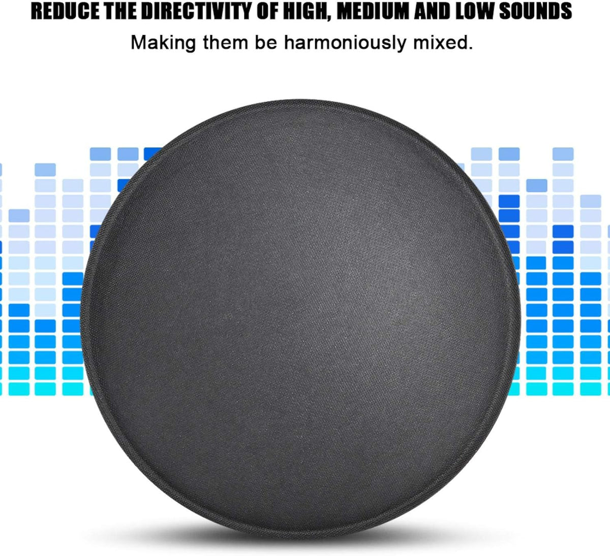 Sanpyl Speaker Dust Cap, 5Pcs 110mm Diameter Subwoofer Paper Dome Coil Cover Caps