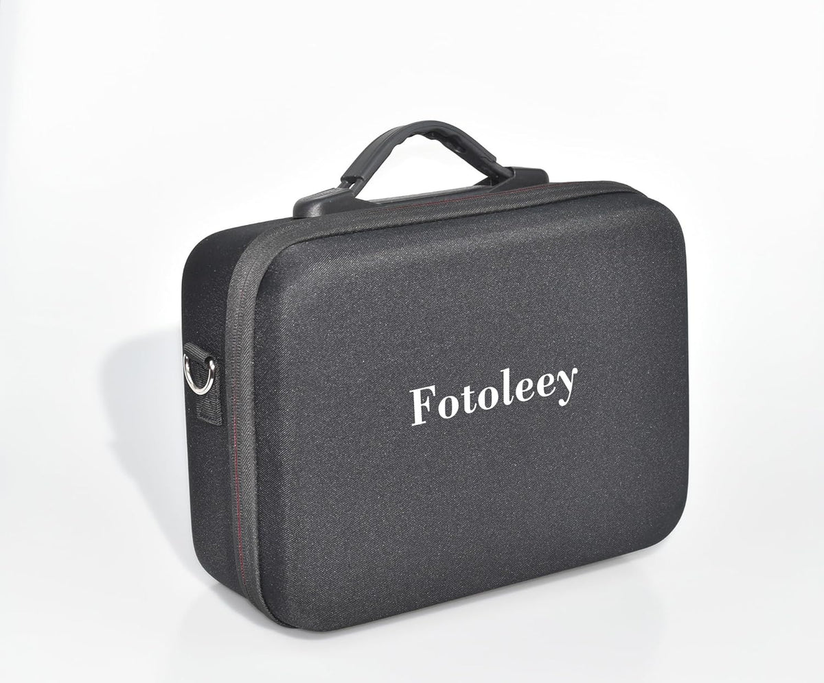 Fotoleey Carrying Case for Insta360 X4 Camera, Fits Waterproof Case and Selfie Stick, with Strap & Handle, EVA Material