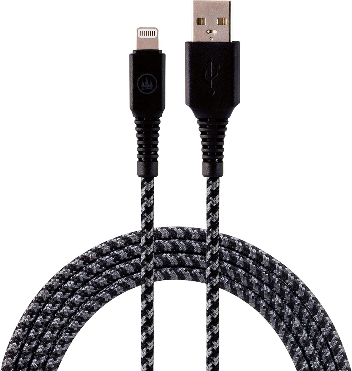 EcoSurvivor 8 ft Lightning Cable, USB-A to Lightning Connector, Apple MFi Certified, Compatible with iPhone 12/11/Xs