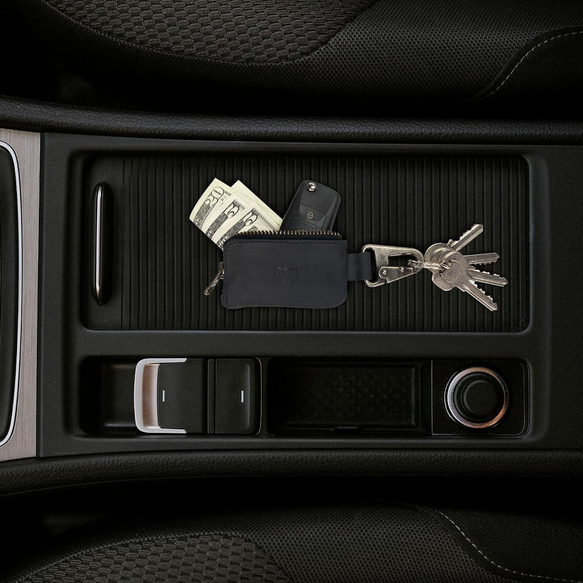 101 Hide & Drink, Rustic Leather Car Key Holder, Headphone & Charging Cables, Memory Cards, Flash Drives, Lighters