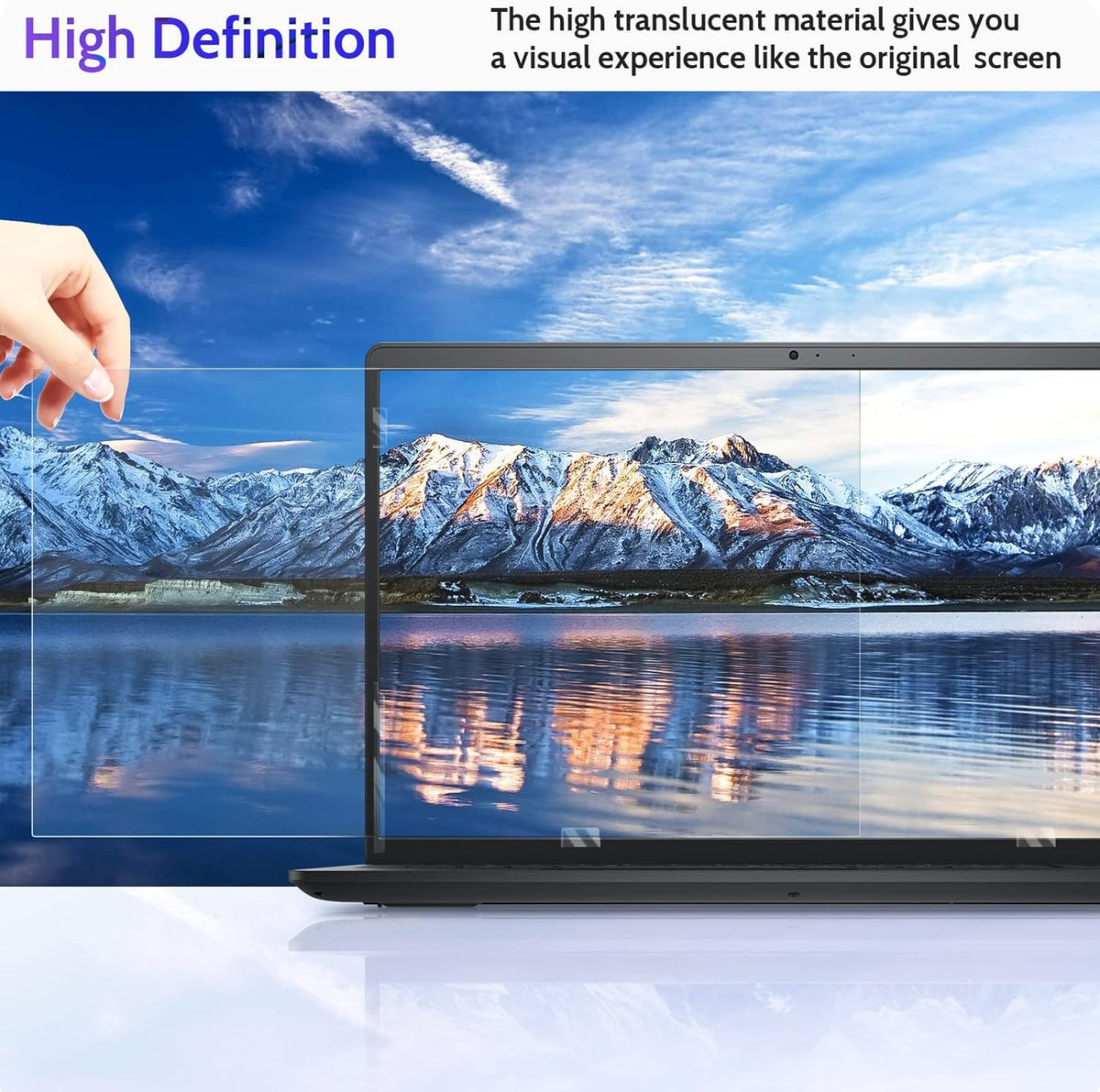 14 Inch Laptop Privacy Screen Compatible with Lenovo Hp Dell Acer Asus Thinkpad Envy Xps Computer 16:10 Aspect, Removable Anti Glare Blue Light Filter Protector, 14inch Monitor Security Shield
