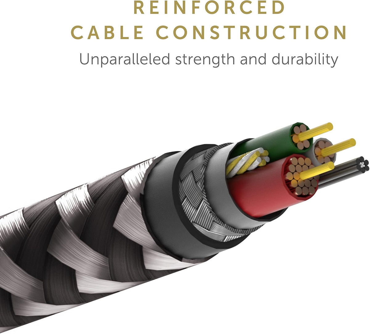 Native Union Key Cable - Ultra-Strong Reinforced [MFi Certified] Lightning to USB-A High Speed Charging Cable