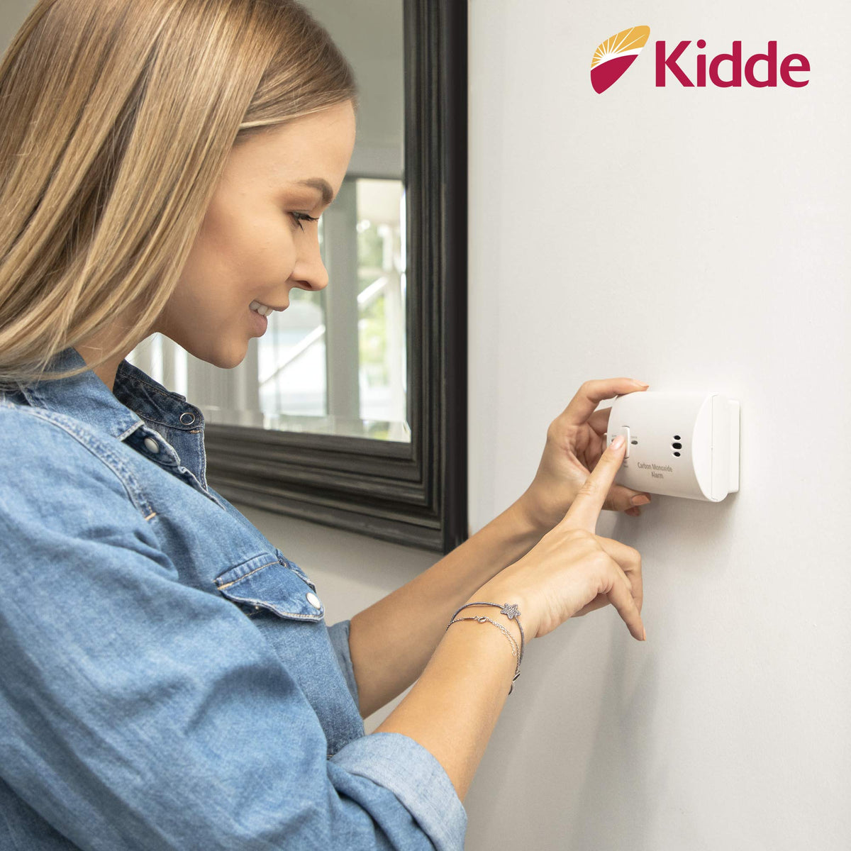 Kidde Carbon Monoxide Detector, Battery Powered CO Alarm with LEDs, Test-Reset Button, Low Battery Indicator, Portable