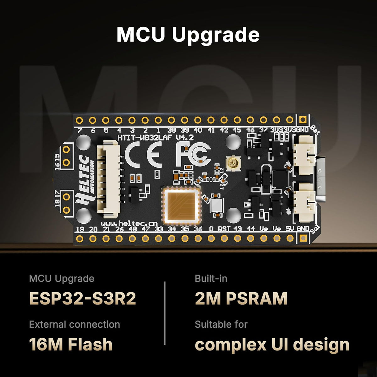 Heltec Automation V4 ESP32 ESP32-S3 27dBm SX1262 Communication Heltec LoRa Development Board Without OLED High Power
