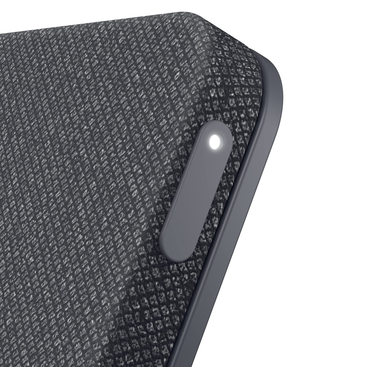 Dell Dual Charge Dock HD22Q - Fabric Wrapped Charging Stand, Type-C Connector, Qi Enabled Charging, Wake-on-Dock, Smartphone Rest, Power Button LED