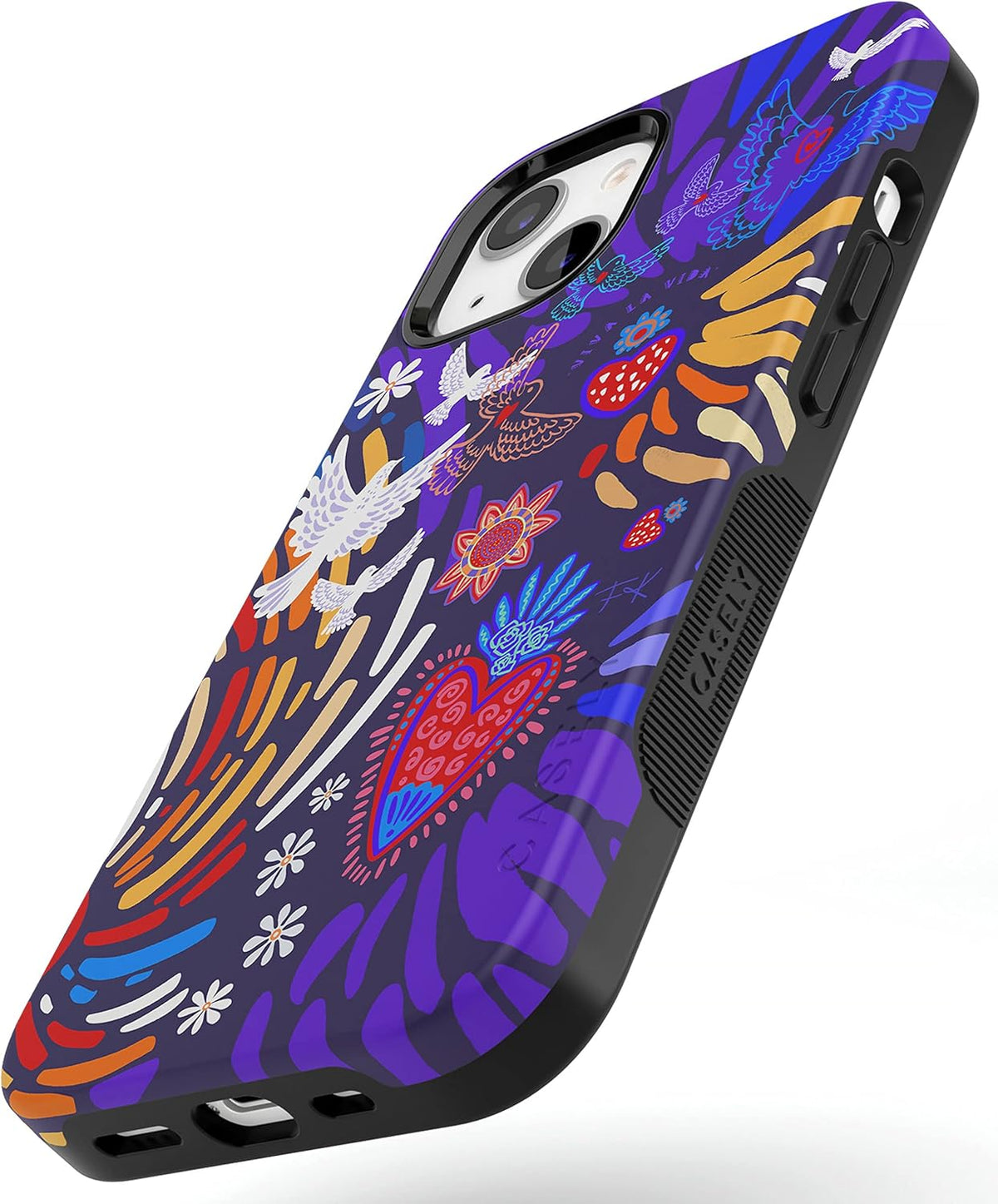 Casely iPhone 14 Case | Viva La Vida | Frida Kahlo Collage | Compatible with MagSafe