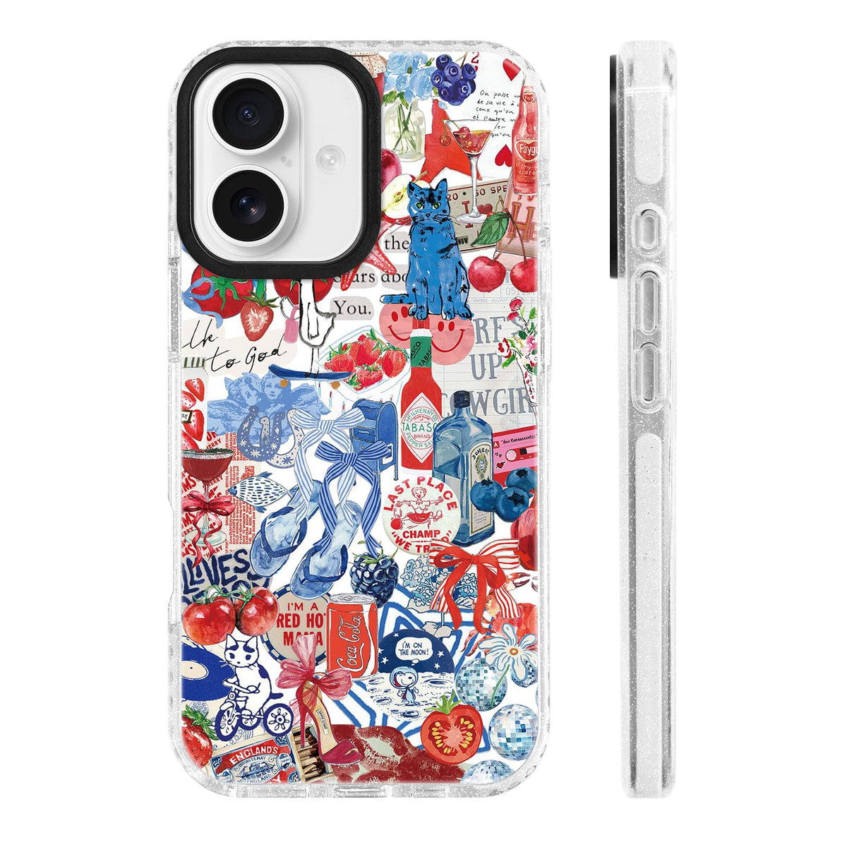 Chics-Flaura For Iphone 17 Case [Military-Grade Drop Protection/Whimsical Soft Slim Tpu Protective/Camera Protection/For Women &