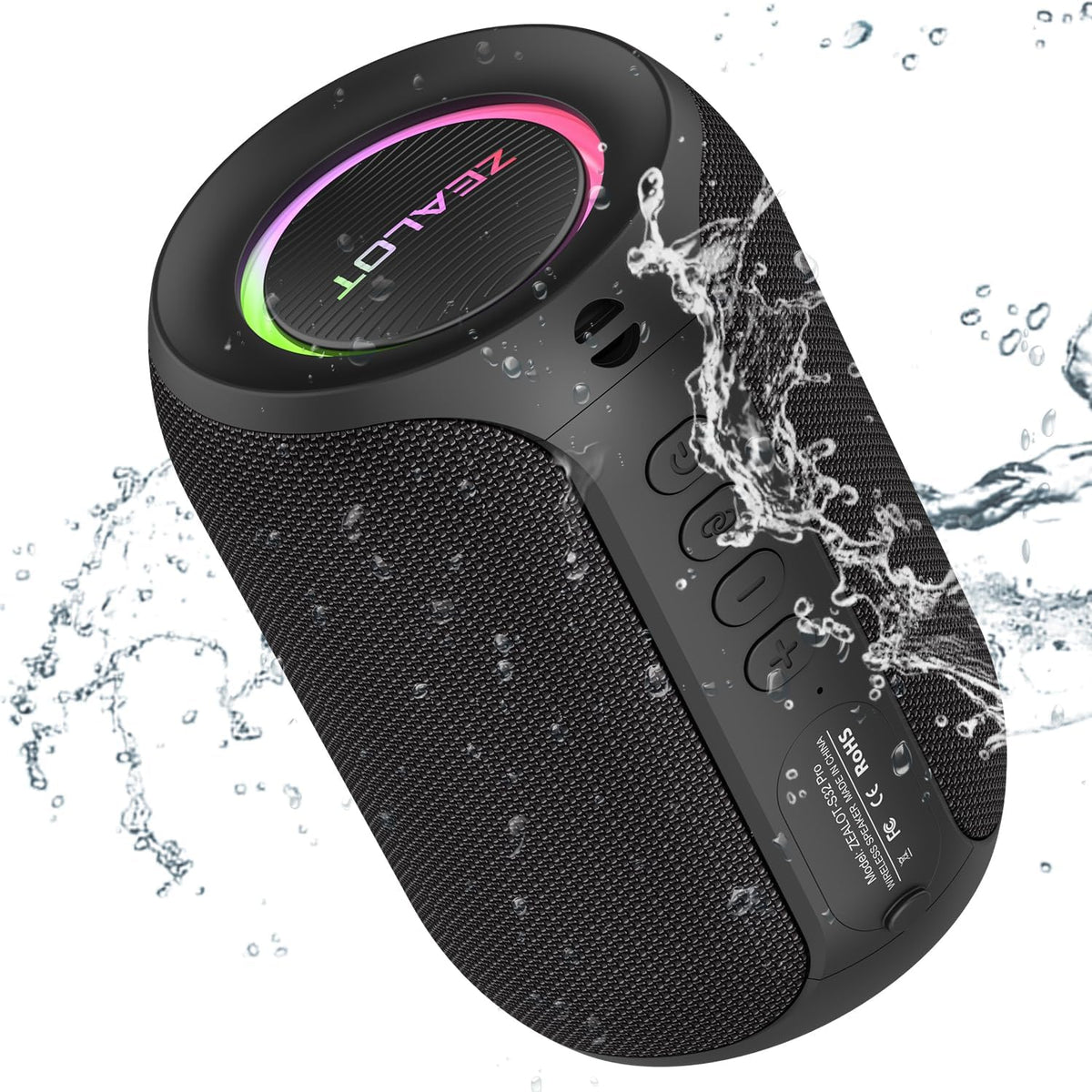 ZEALOT Bluetooth Speaker - S32pro (15W New Version) Portable Wireless Speaker, Loud Stereo Sound, Dual Pairing,
