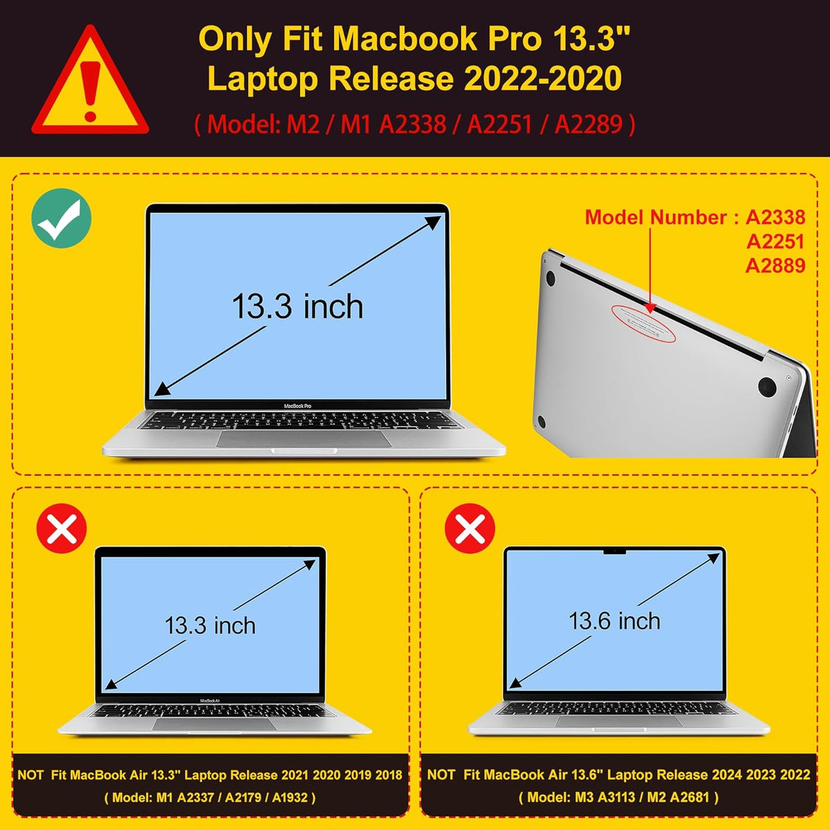 Mektron for MacBook Pro 13-inch Case 2022 2021 2020 Release A2338 M2 M1 A2289 A2251, Printed Plastic Hard Shell Cover for New MacBook Pro 13.3-inch Touch Bar Fits Touch ID，Floral P165